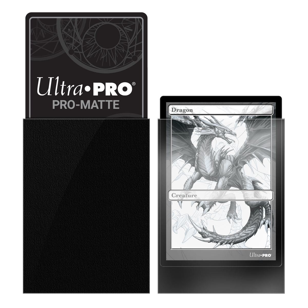 Ultra PRO: Standard 100ct Sleeves - PRO-Matte (Black)