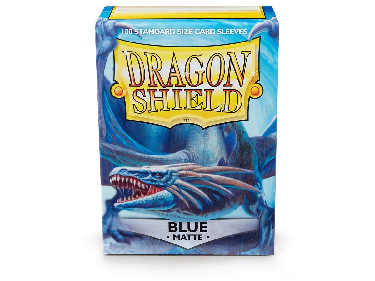 Dragon Shield Matte Sleeve - Blue ‘Dennaesor’ 100ct