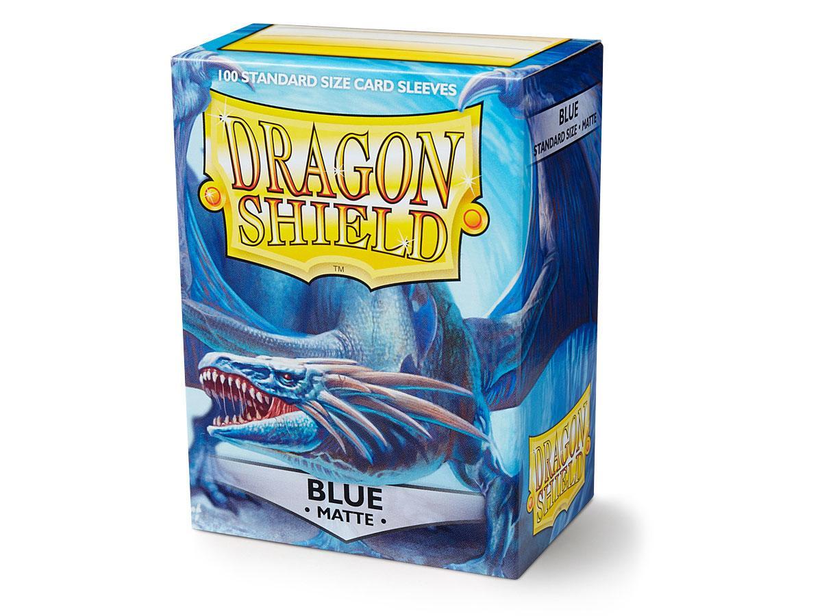 Dragon Shield Matte Sleeve - Blue ‘Dennaesor’ 100ct