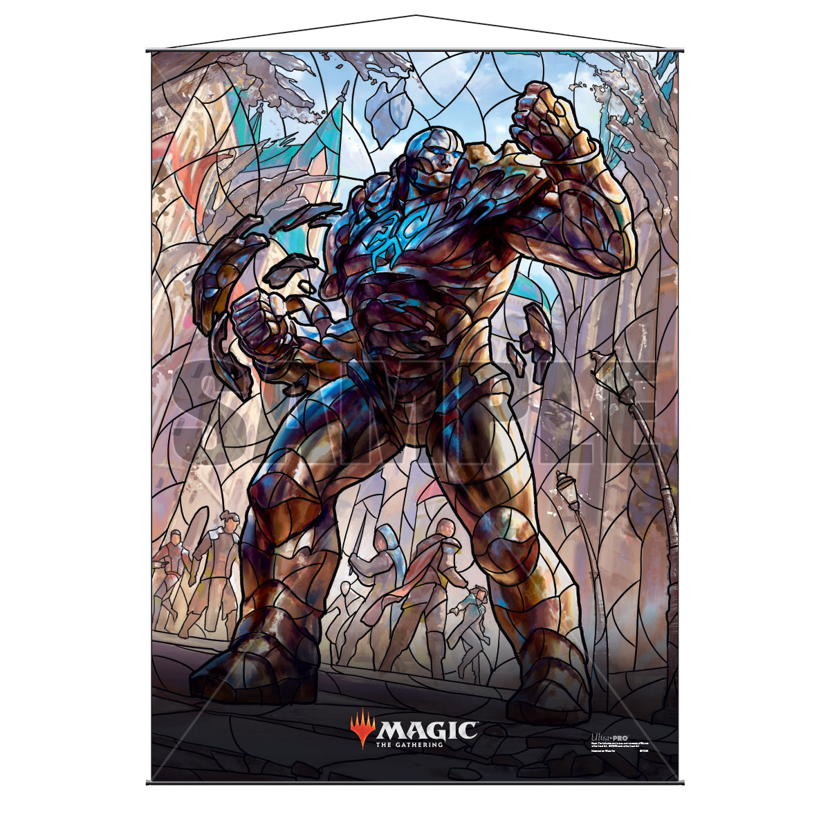 Ultra PRO: Wall Scroll - War of the Spark (Karn, the Great Creator/Stained Glass)