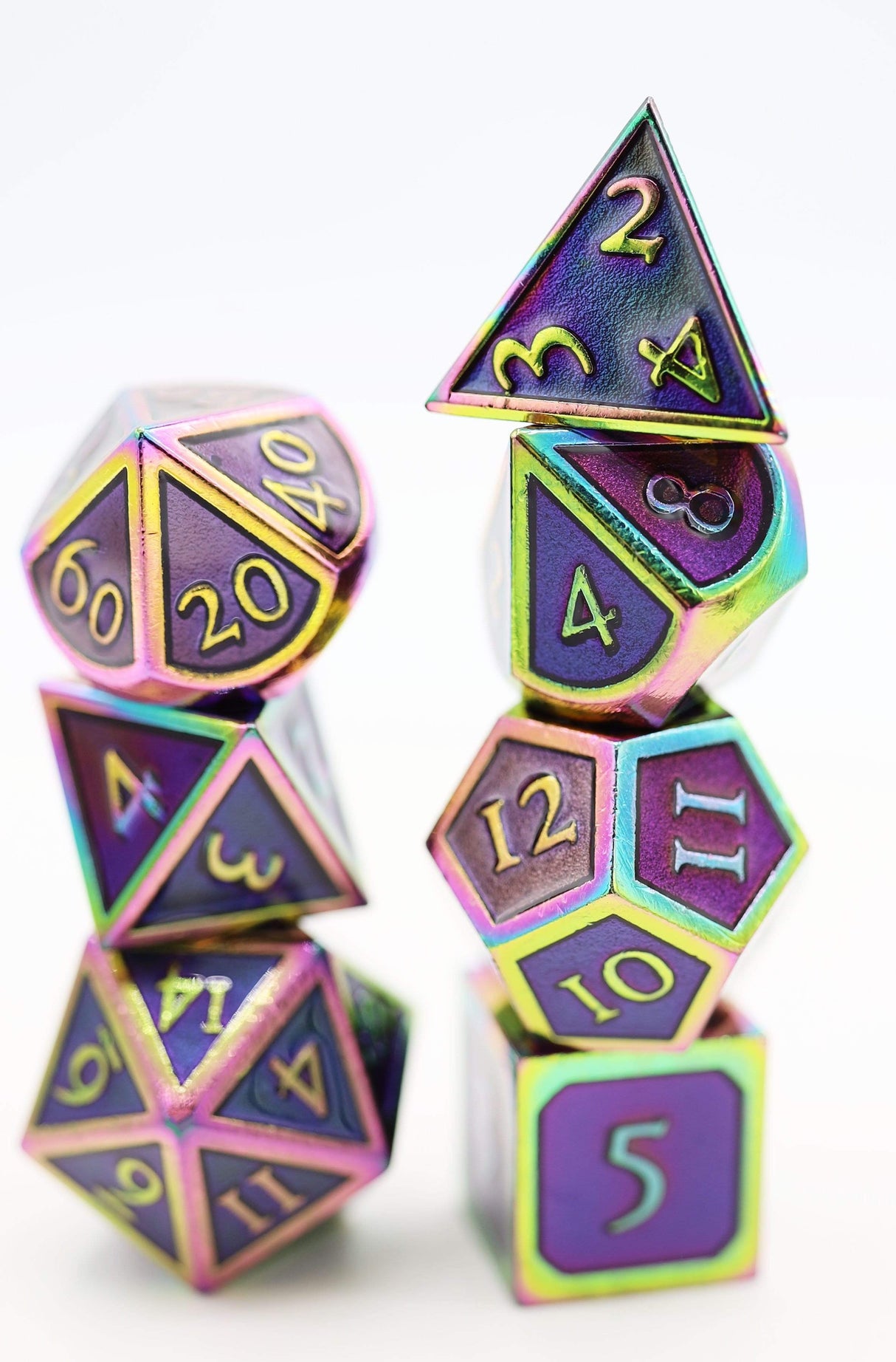 Burnt Opal with Amethyst RPG Set