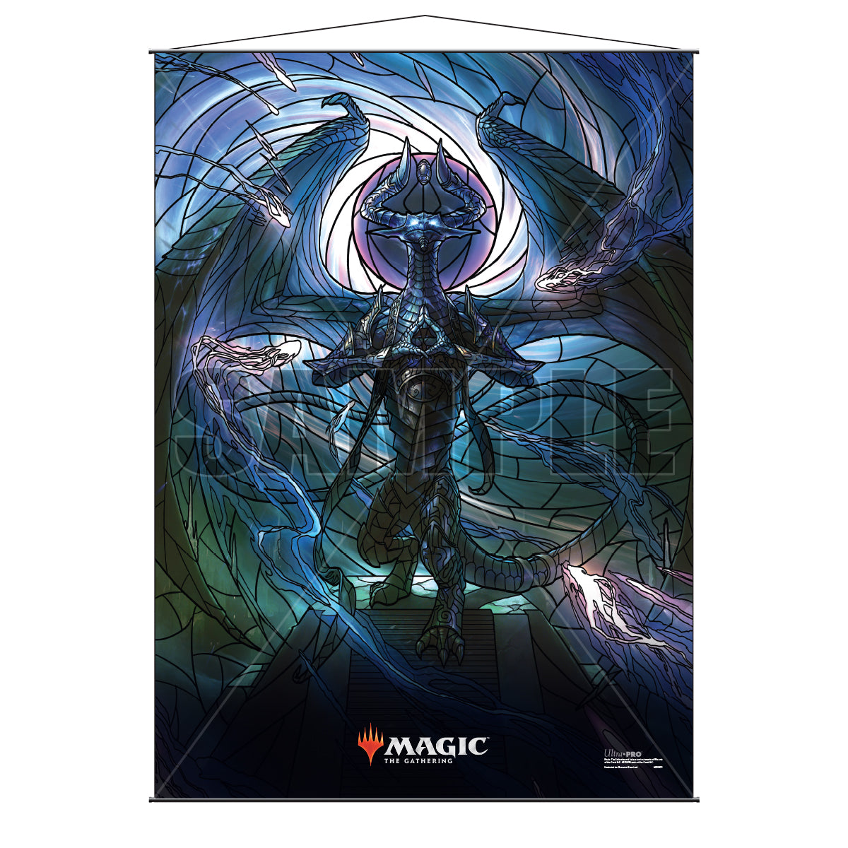 Ultra PRO: Wall Scroll - War of the Spark (Nicol Bolas, Dragon-God/Stained Glass)