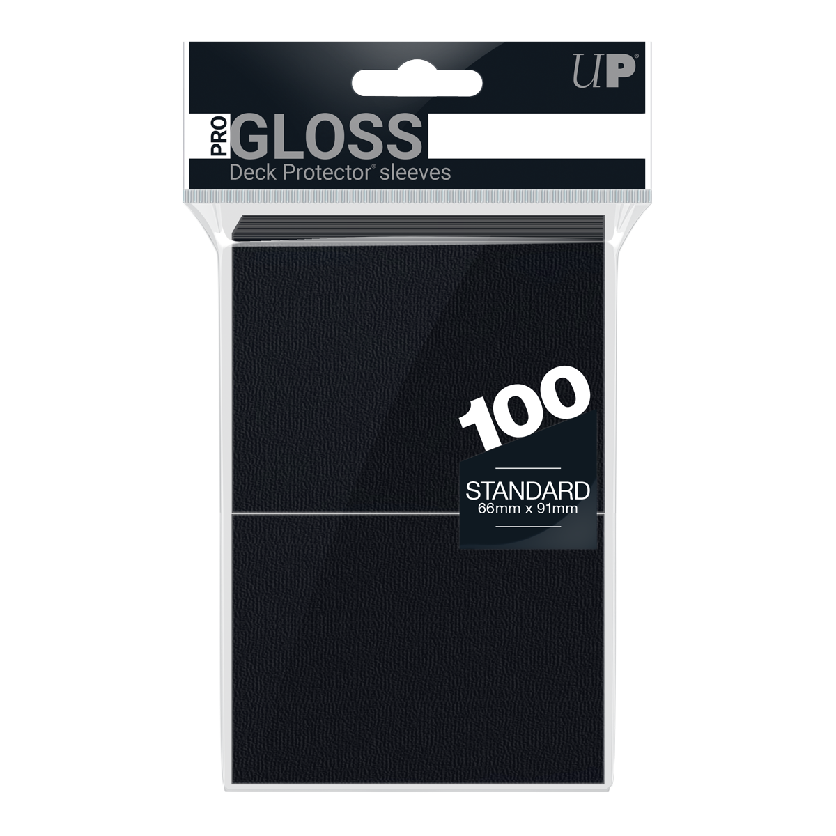 Ultra PRO: Standard 100ct Sleeves - PRO-Gloss (Black)