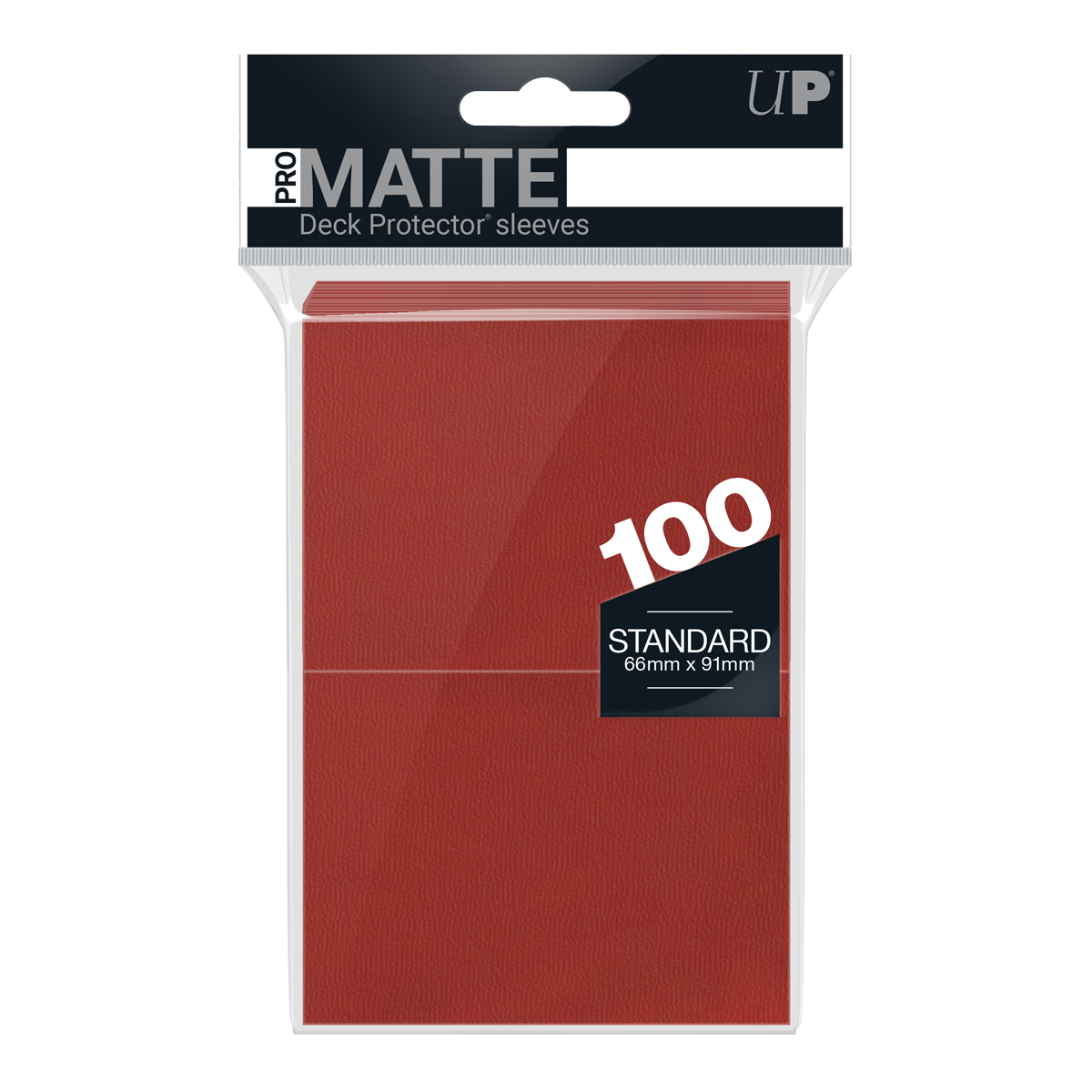 Ultra PRO: Standard 100ct Sleeves - PRO-Matte (Red)