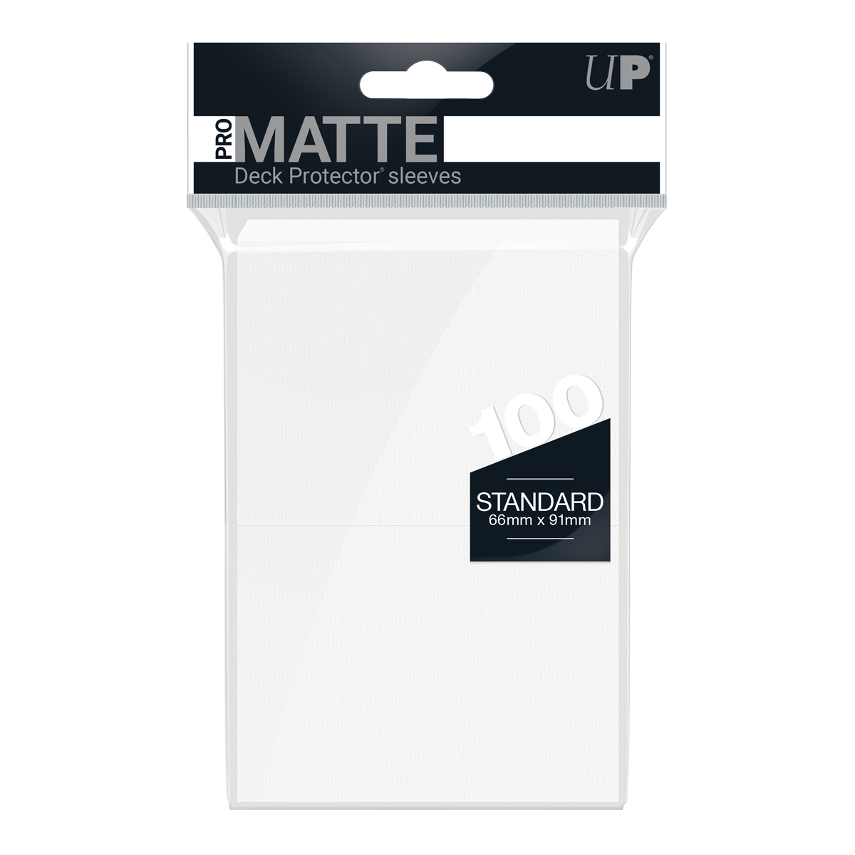 Ultra PRO: Standard 100ct Sleeves - PRO-Matte (White)