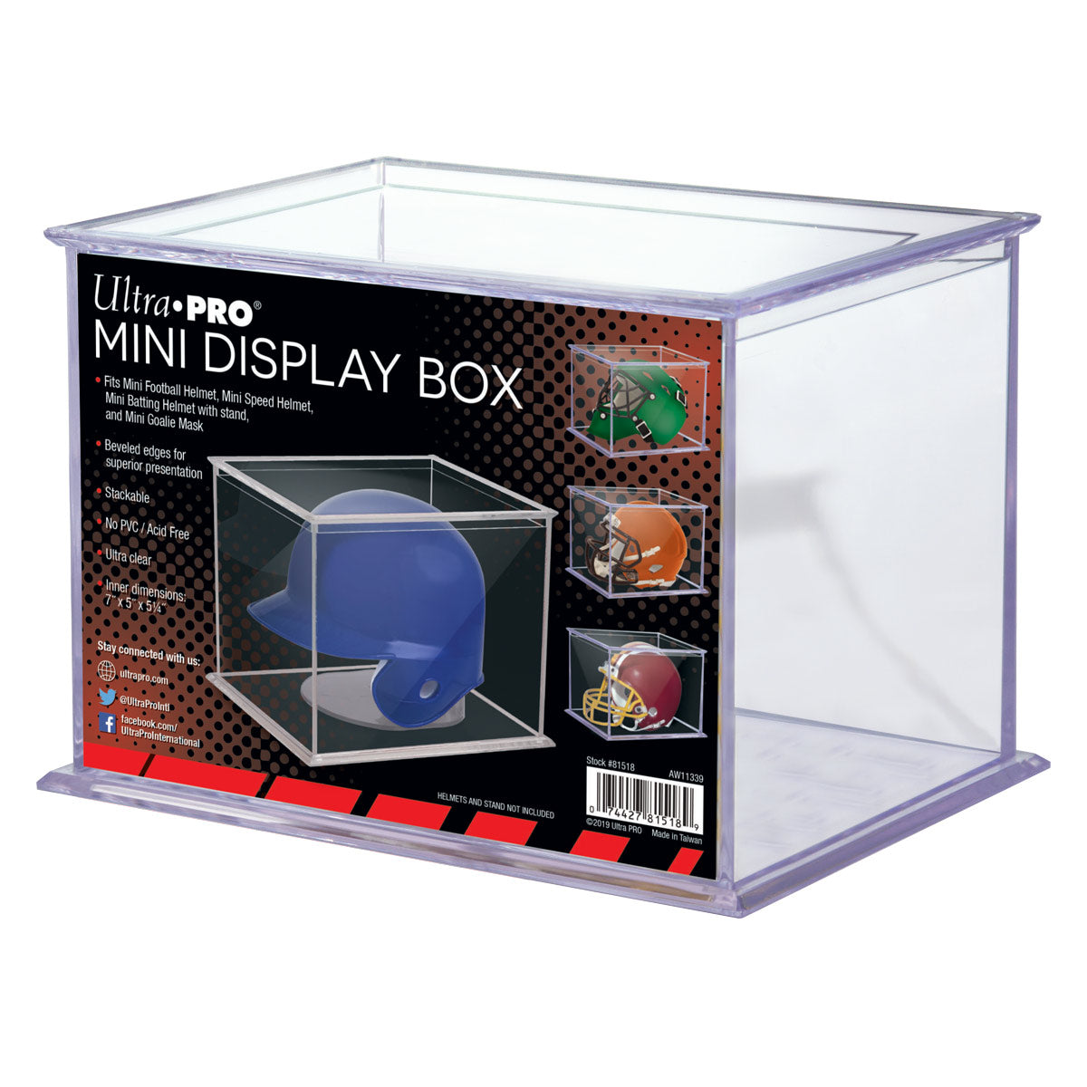 Ultra PRO: Display - Mini Helmet & Figurines