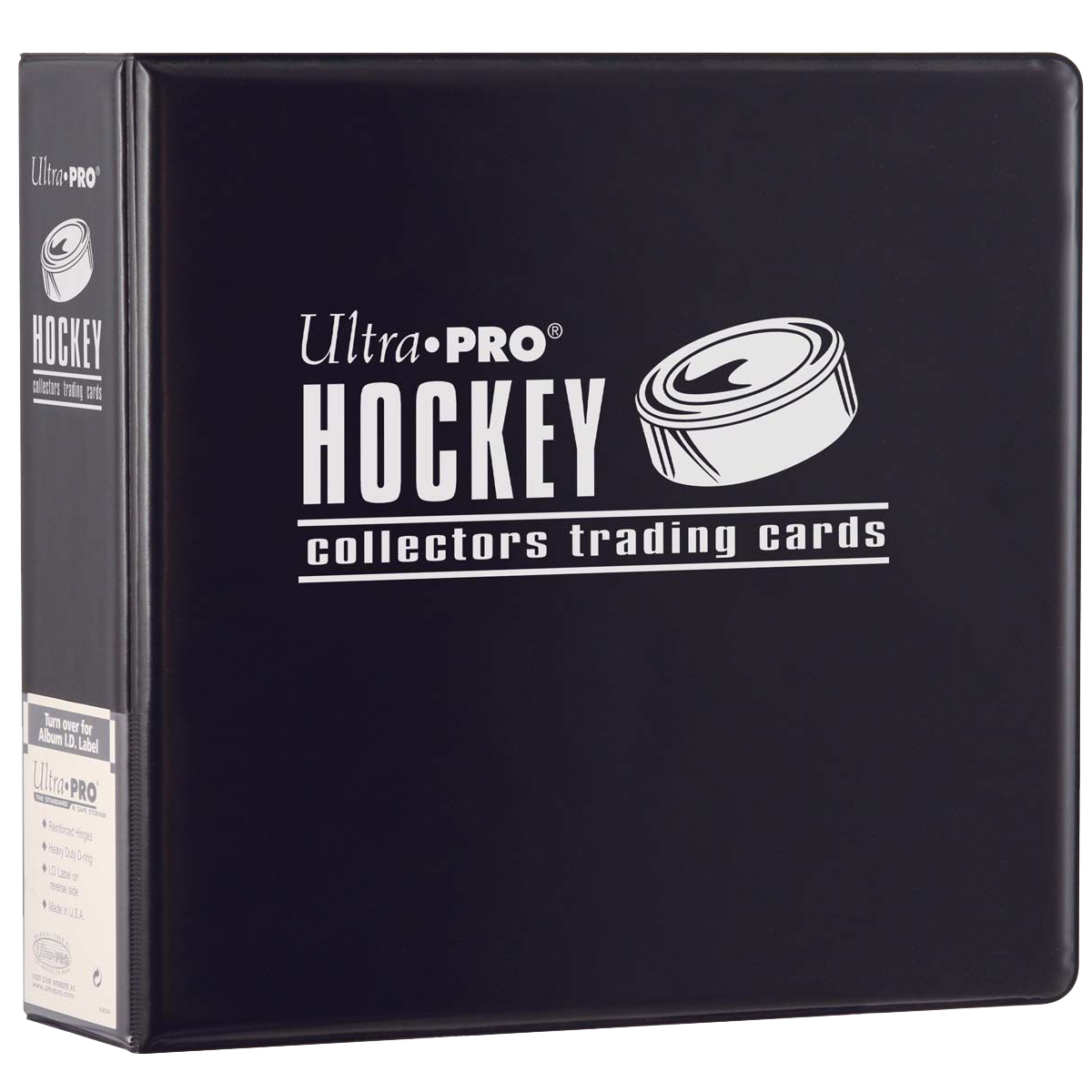 Ultra PRO: 3-Ring Binder - Hockey (Black)