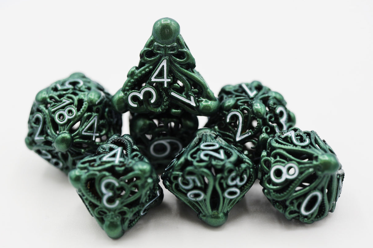 Mind Eater Hollow RPG Dice Set - Green
