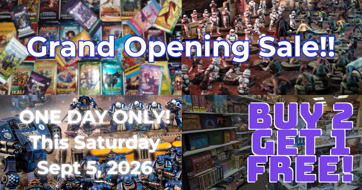 Grand Re-Opening Sale!