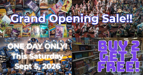 Grand Re-Opening Sale!