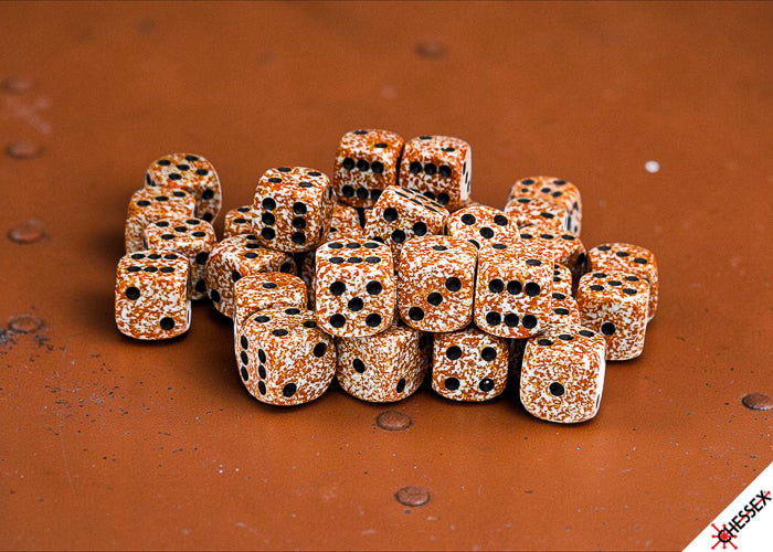 Speckled 12mm d6 Rust Dice Block™ (36 dice)