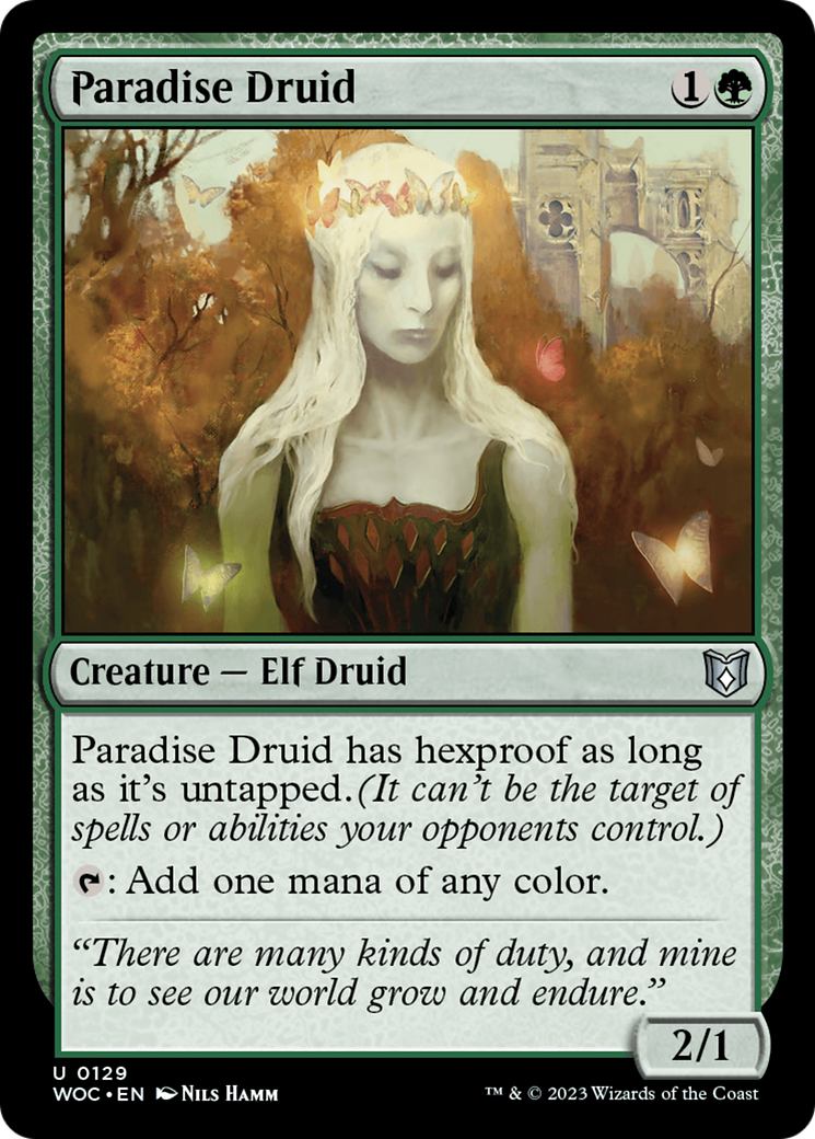 Paradise Druid [WOC - 129]