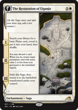 The Restoration of Eiganjo // Architect of Restoration (PRM-97897) - Magic Online Promos: (enchantment)