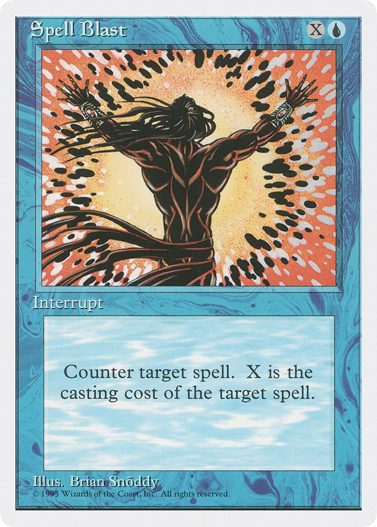 Spell Blast [4ED - N/A]