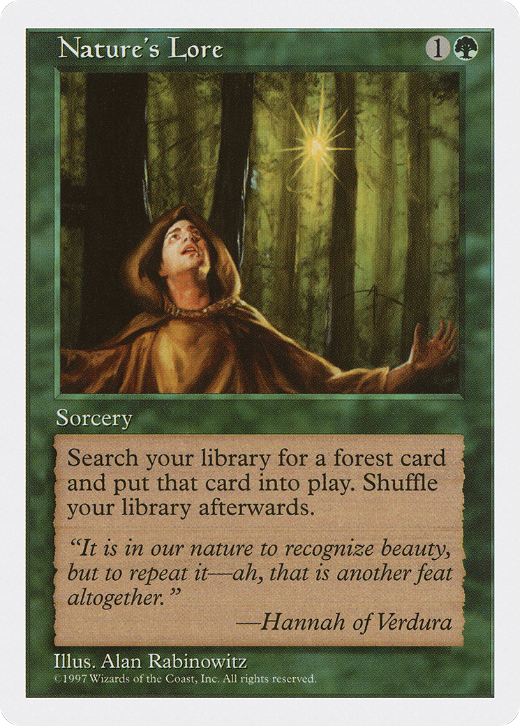 Nature's Lore [5ED - N/A]