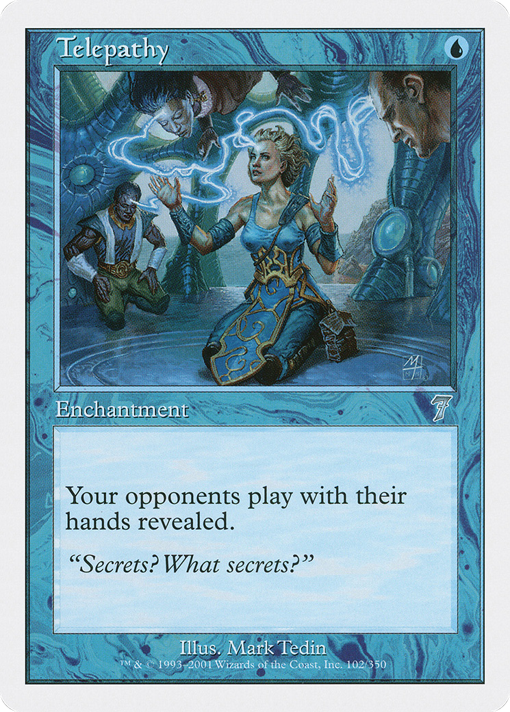 Telepathy (7ED-102) - 7th Edition Foil