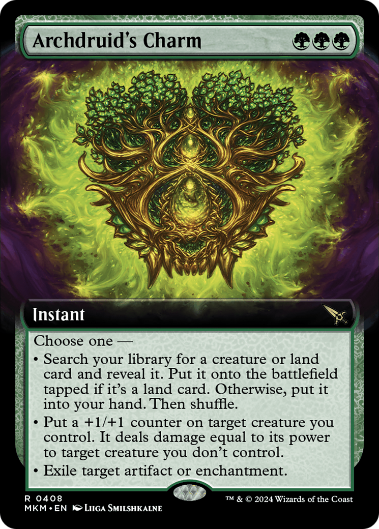 Archdruid's Charm (Extended Art) [MKM - 408]