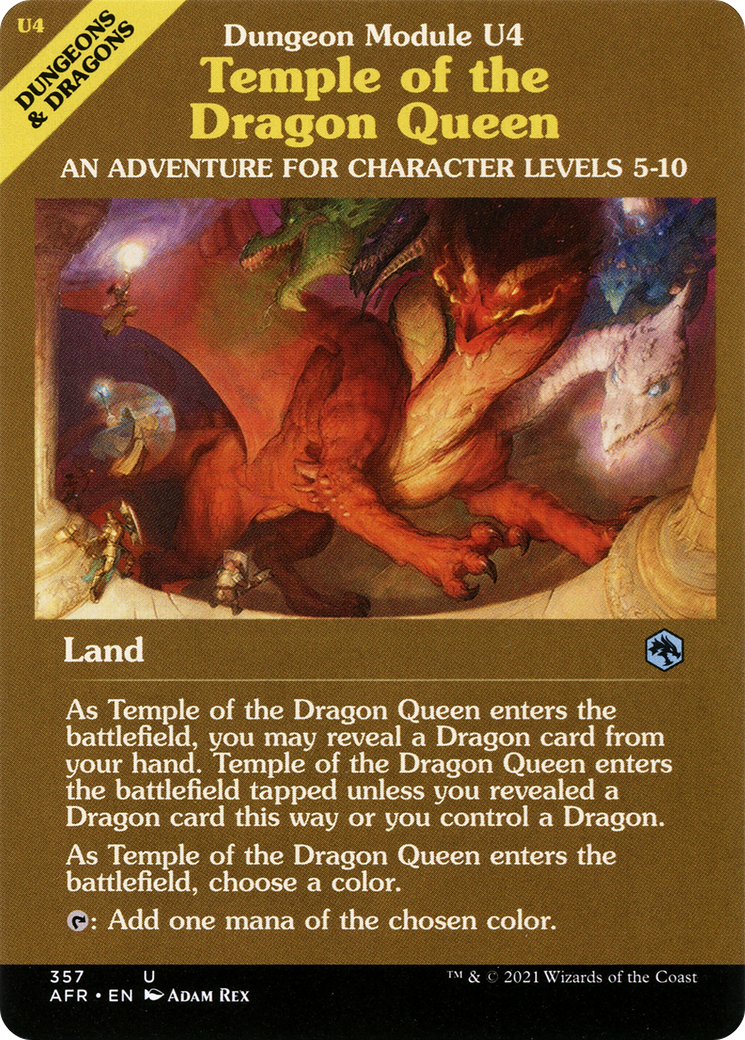 Temple of the Dragon Queen (Dungeon Module) [AFR - 357]