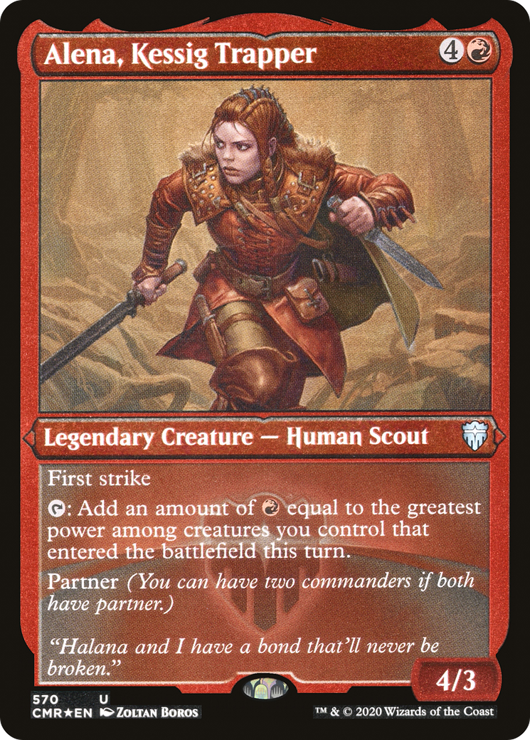 Alena, Kessig Trapper (Foil Etched) [CMR - 570]
