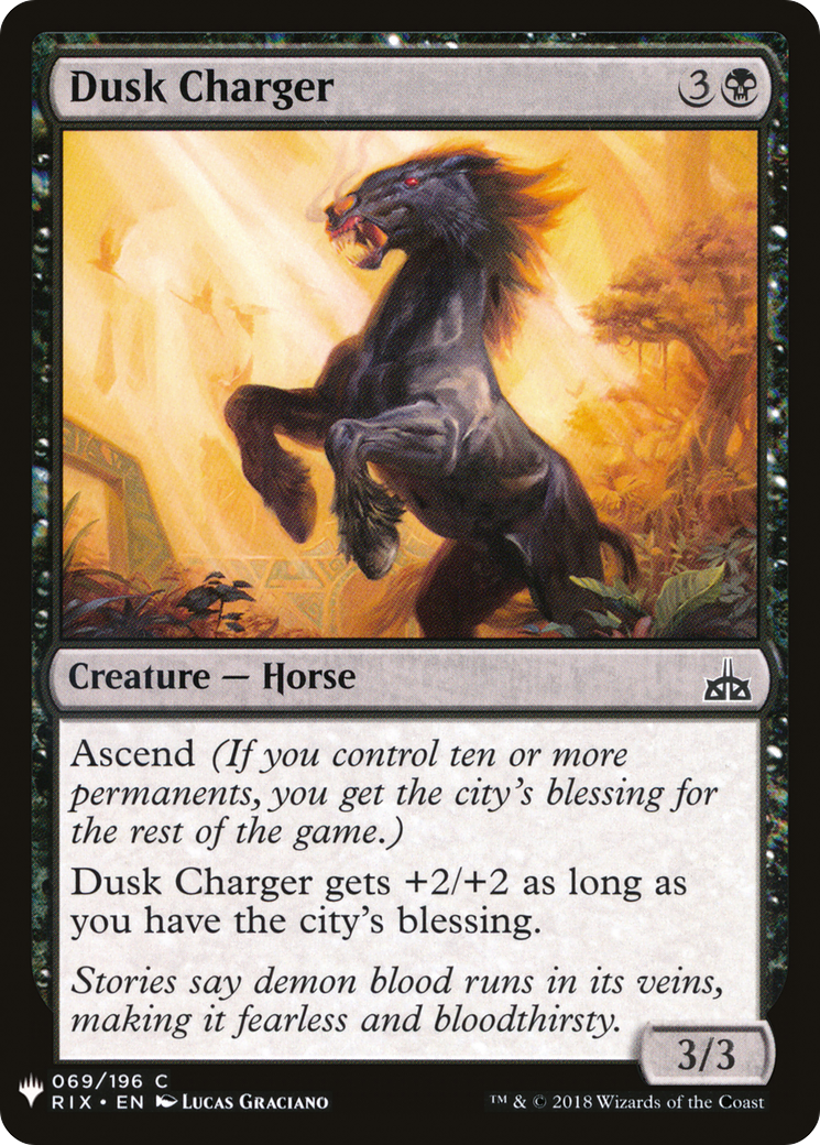 Dusk Charger [LIST - 69]