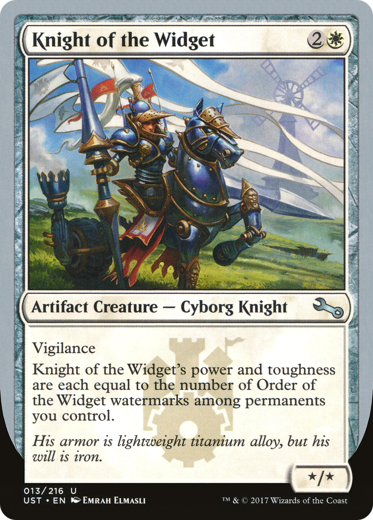 Knight of the Widget [UST - 13]