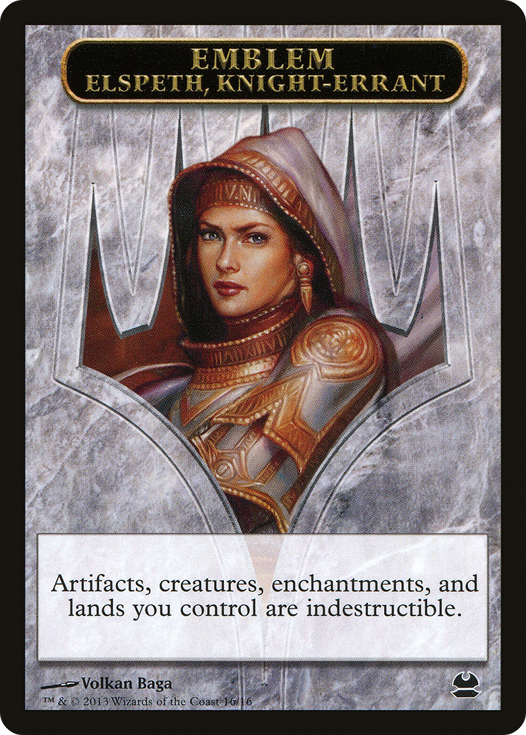 Emblem - Elspeth, Knight-Errant [MMA - 16]