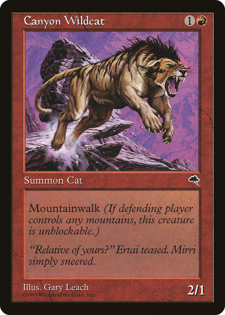 Canyon Wildcat [TMP - 167]