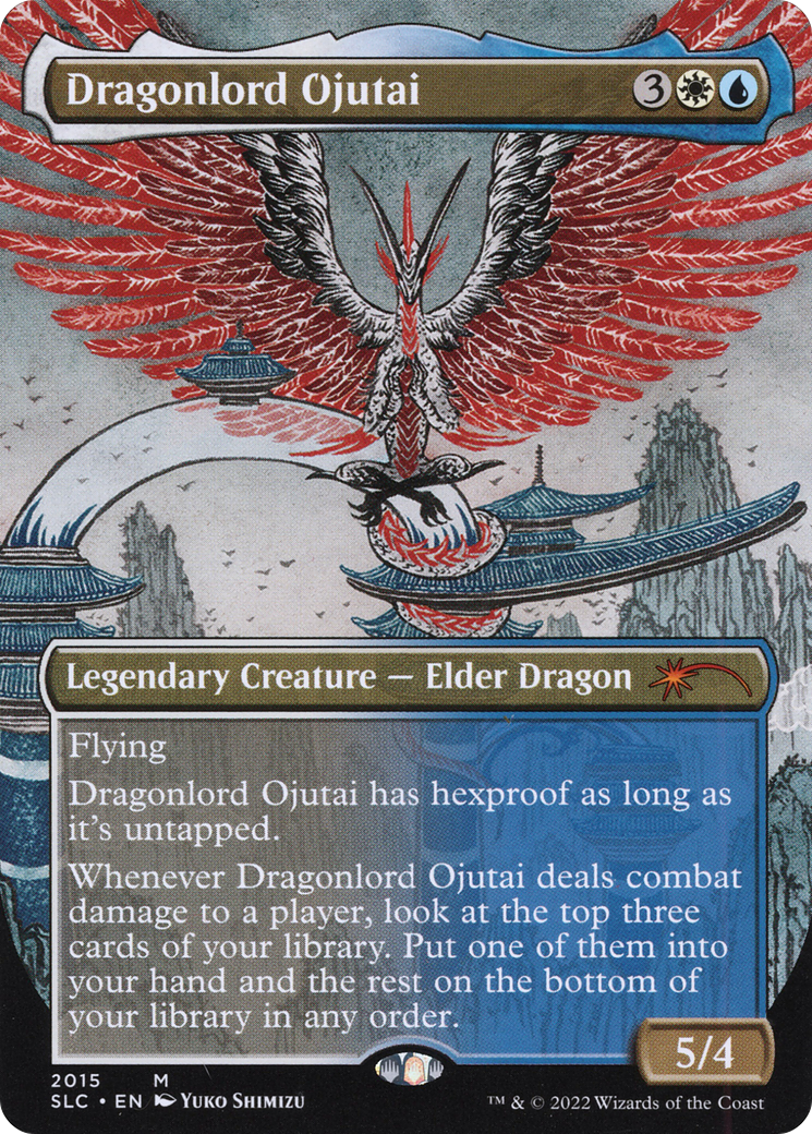 Dragonlord Ojutai (SLC-2015) - Secret Lair Countdown Kit (Borderless)