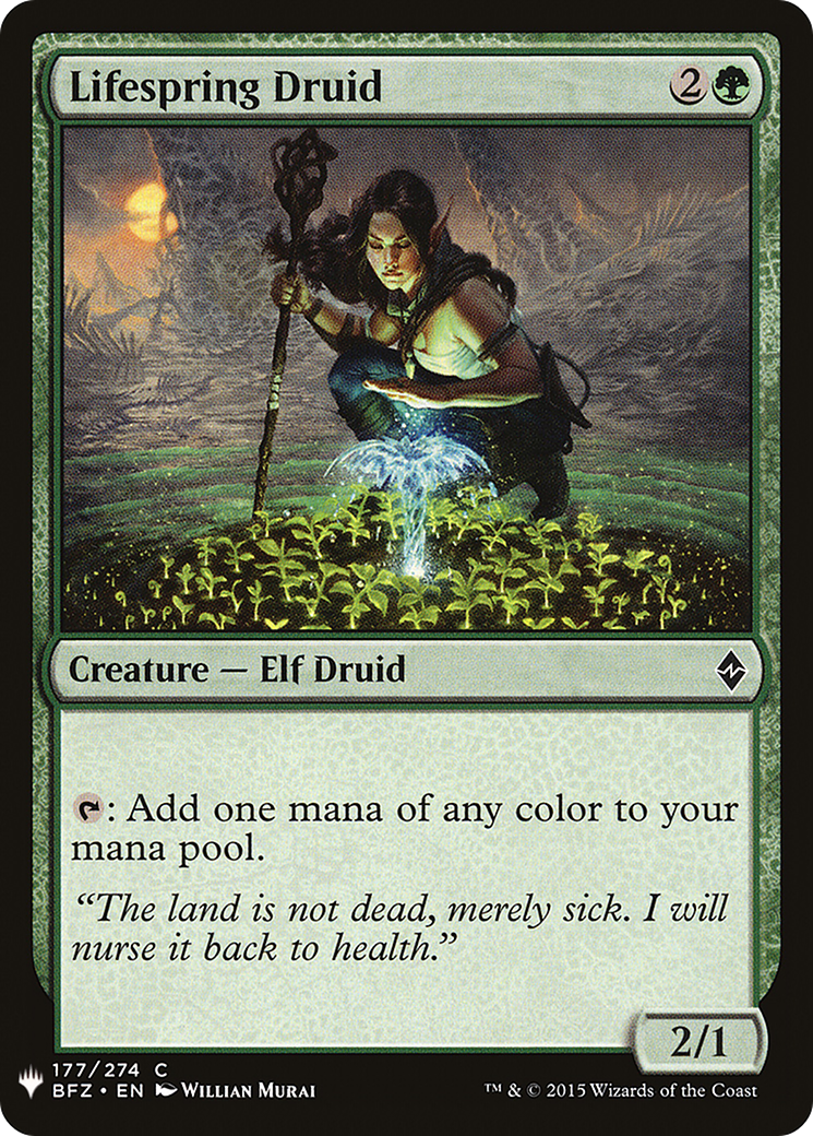 Lifespring Druid [LIST - 177]