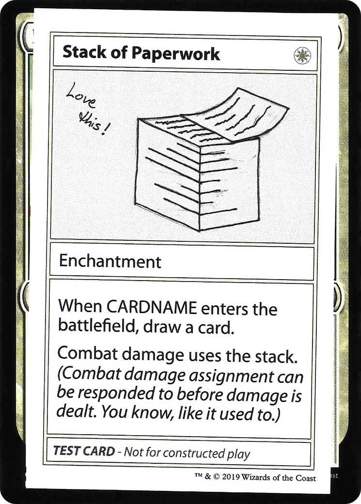 Stack of Paperwork (No PW Symbol) [CMB1 - N/A]