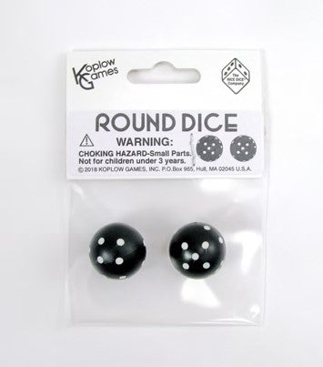 Round Dice - Black