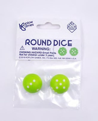 Round Dice - Green