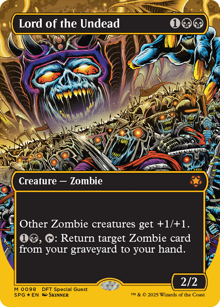 Lord of the Undead (Borderless) (First-Place Foil) [SPG - 98]