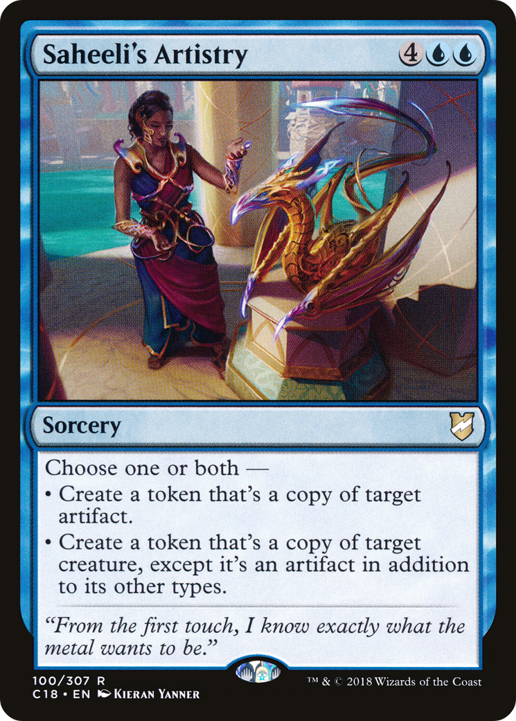 Saheeli's Artistry [C18 - 100]