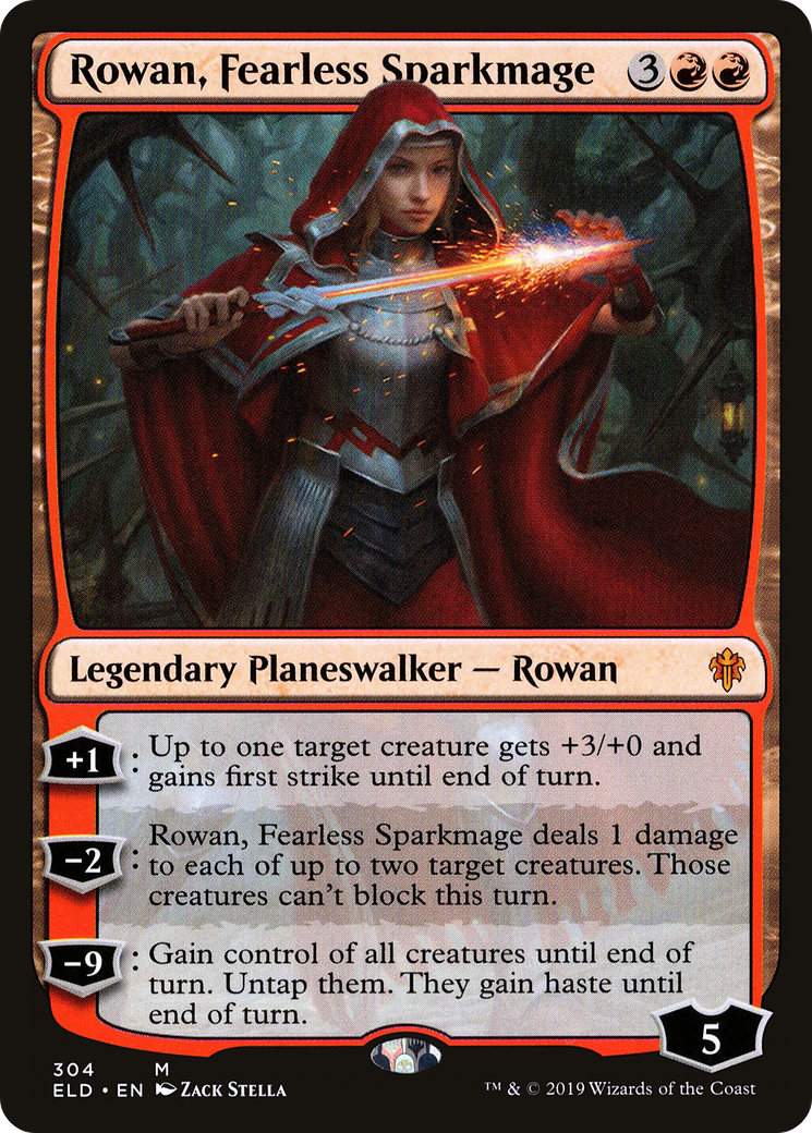 Rowan, Fearless Sparkmage [ELD - 304]