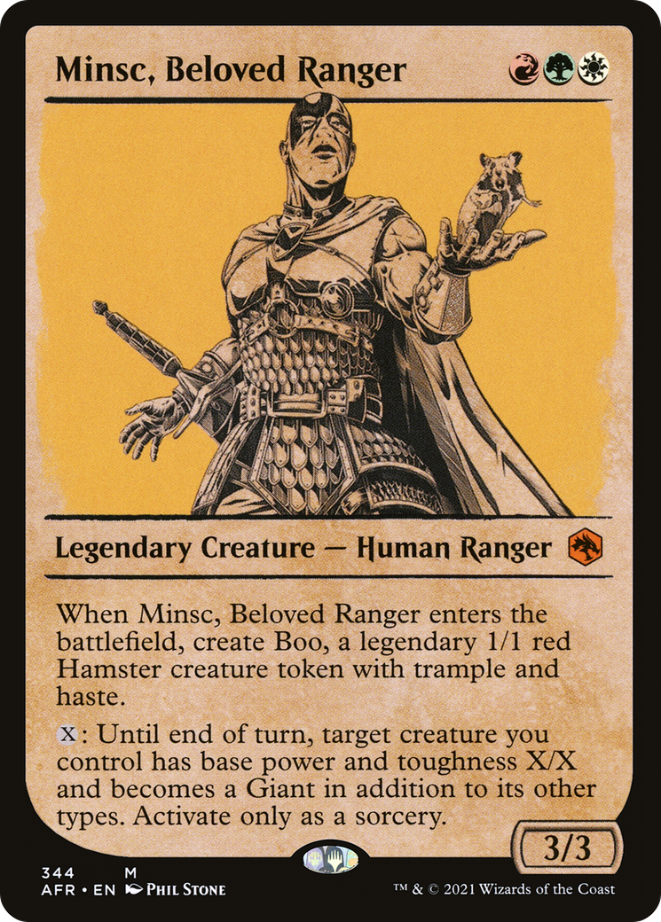 Minsc, Beloved Ranger (Showcase) [AFR - 344]