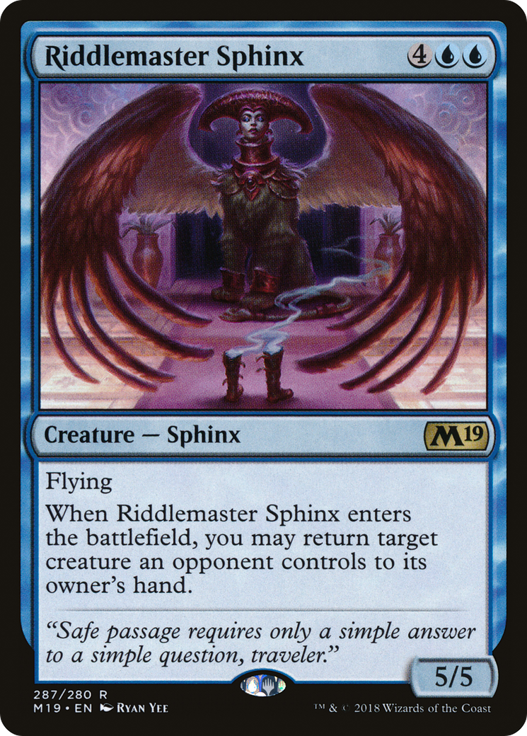 Riddlemaster Sphinx [M19 - 287]