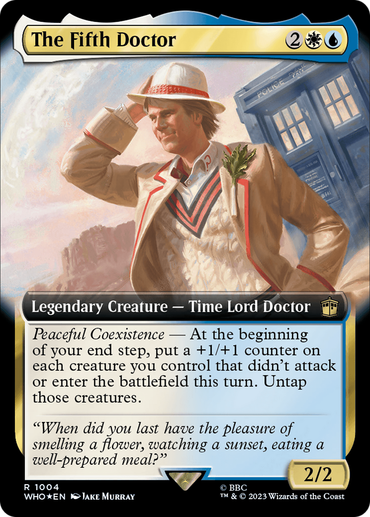 The Fifth Doctor (Extended Art) (Surge Foil) [WHO - 1004]