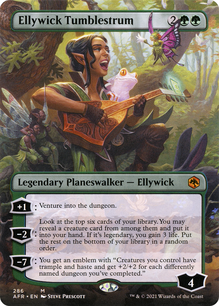 Ellywick Tumblestrum (Borderless) (AFR-286) - Adventures in the Forgotten Realms Foil