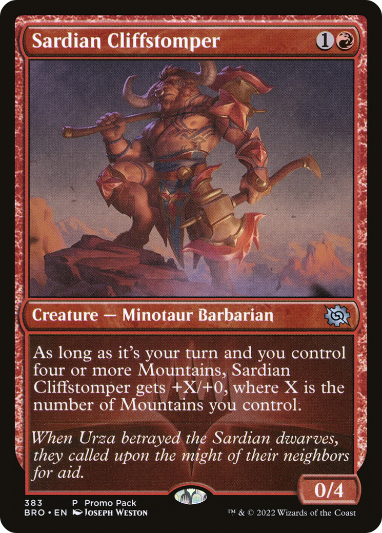 Sardian Cliffstomper [PPBRO - 383]