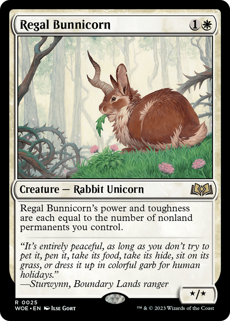 Regal Bunnicorn [WOE - 25]