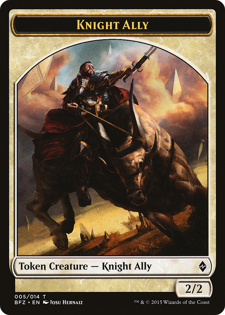 Knight Ally Token [BFZ - 5]
