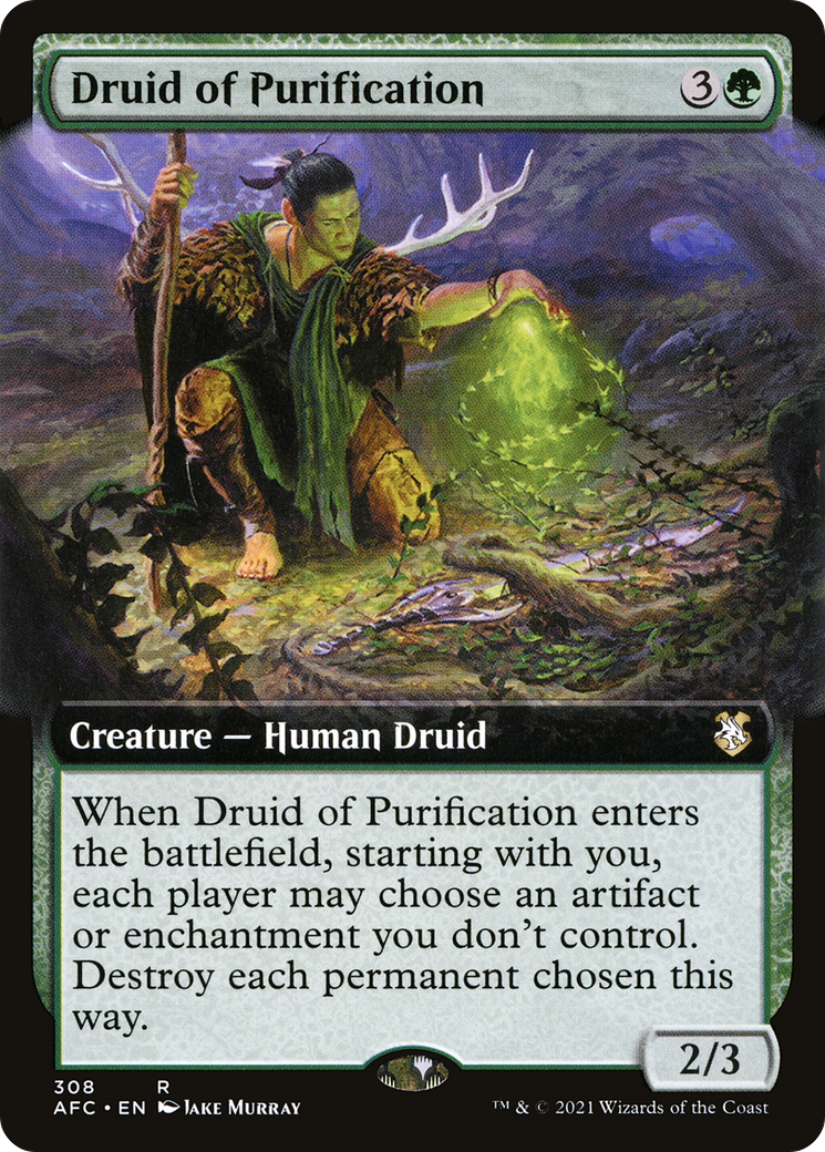 Druid of Purification (Extended Art) [AFC - 308]