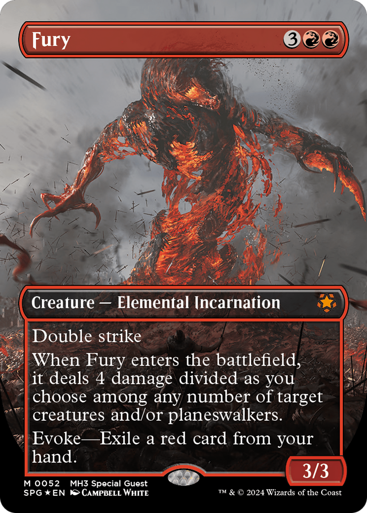 Fury (Borderless) (Textured Foil) [SPG - 52]
