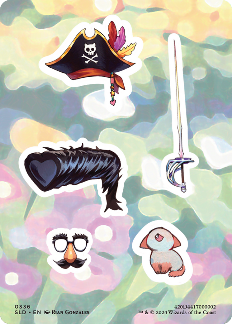 Sticker sheet (SLD-336) - Secret Lair Drop Foil
