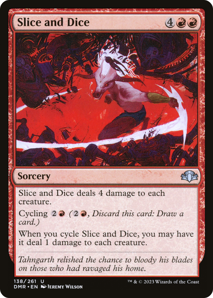 Slice and Dice [DMR - 138]