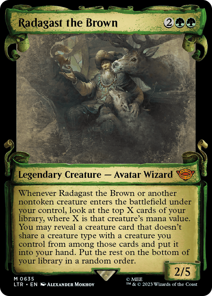 Radagast the Brown (Showcase Scrolls) [LTR - 635]