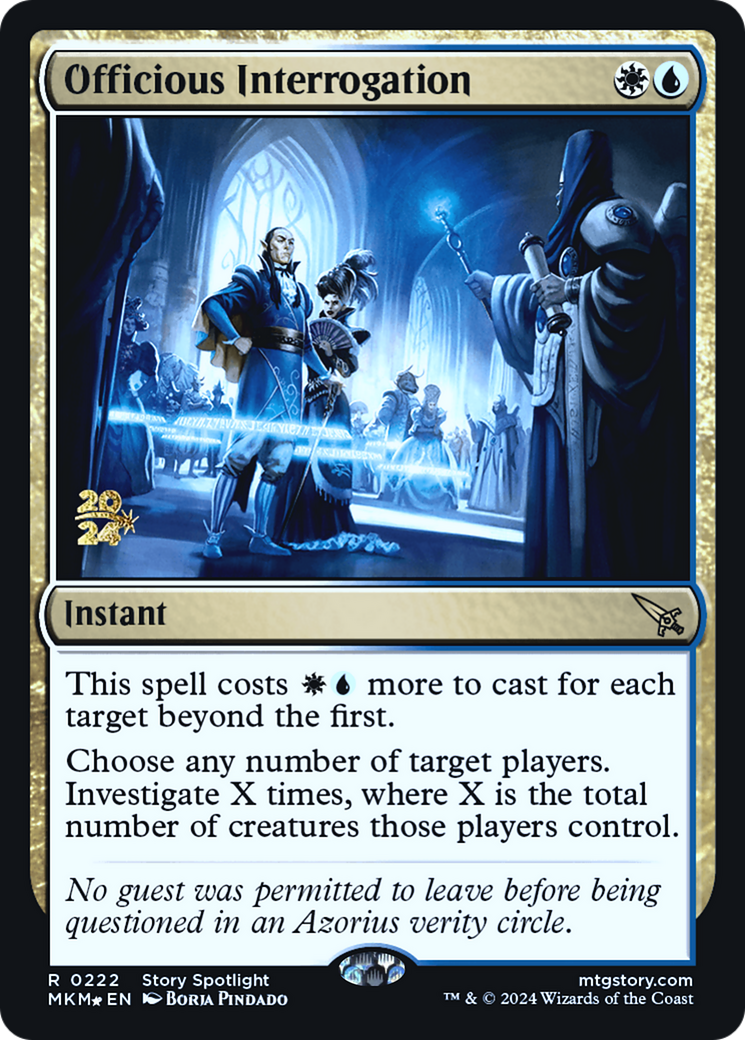 Officious Interrogation [PRE - 222]