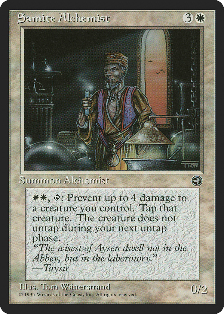 Samite Alchemist [Version 2] (HML-13B) - Homelands