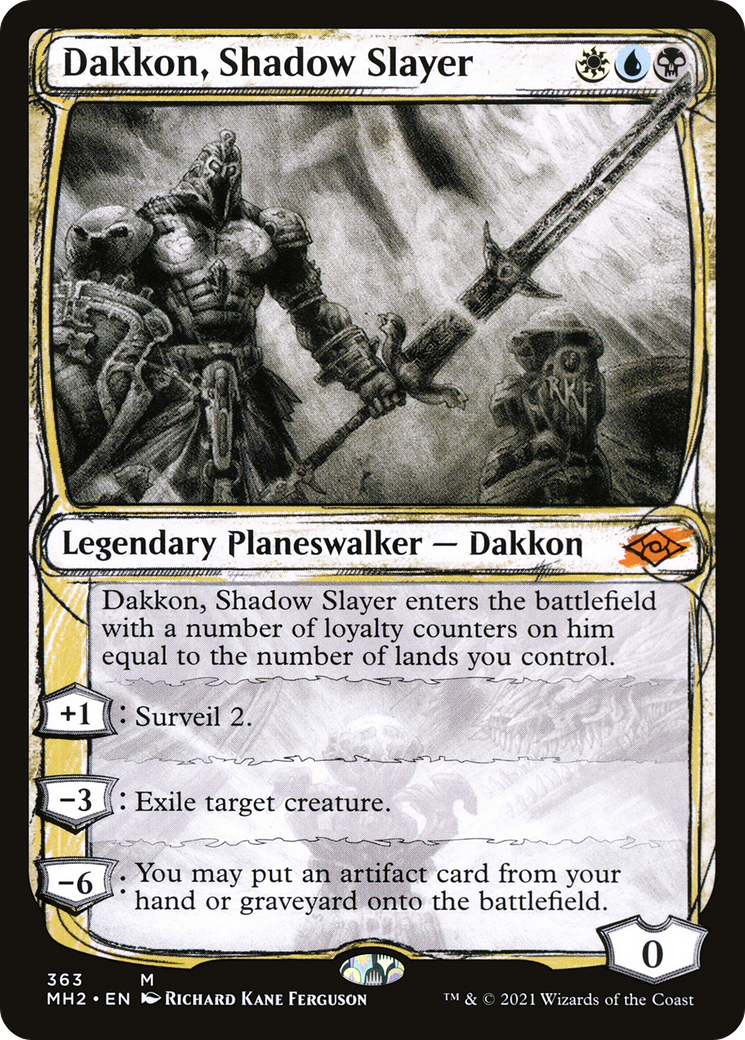 Dakkon, Shadow Slayer (Showcase) [MH2 - 363]